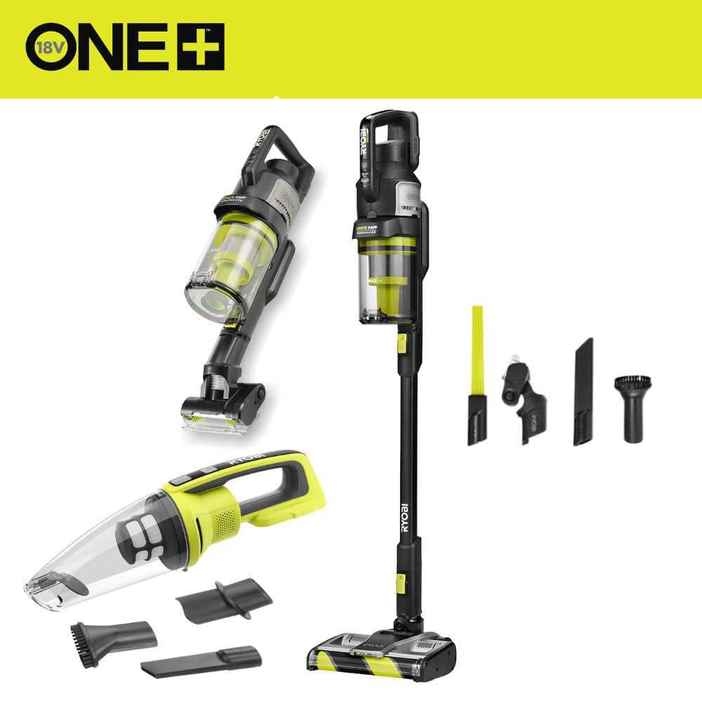 18V ONE+ HP Advanced WHISPER Series Stick Vacuum and Cordless Performance Hand Vacuum (Tool Only) Combo