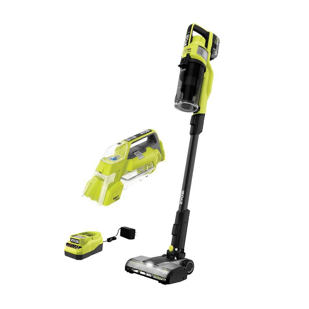 ONE+ HP 18V Cordless Pet Stick Vacuum Cleaner Kit w/ Battery, Charger, & ONE+ Cordless SWIFTClean Spot Cleaner