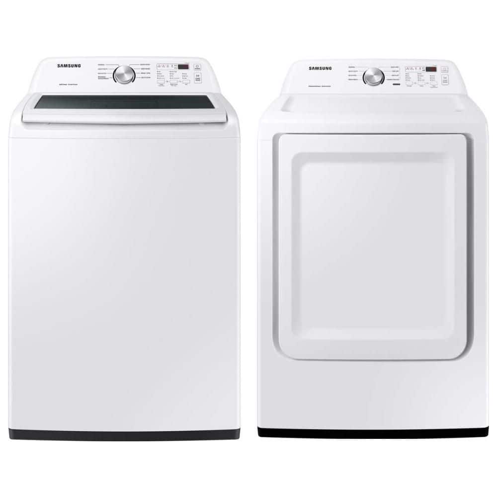 4.4 cu. ft. Top Load Washer with Agitator and 7.2 cu. ft. Dryer Set