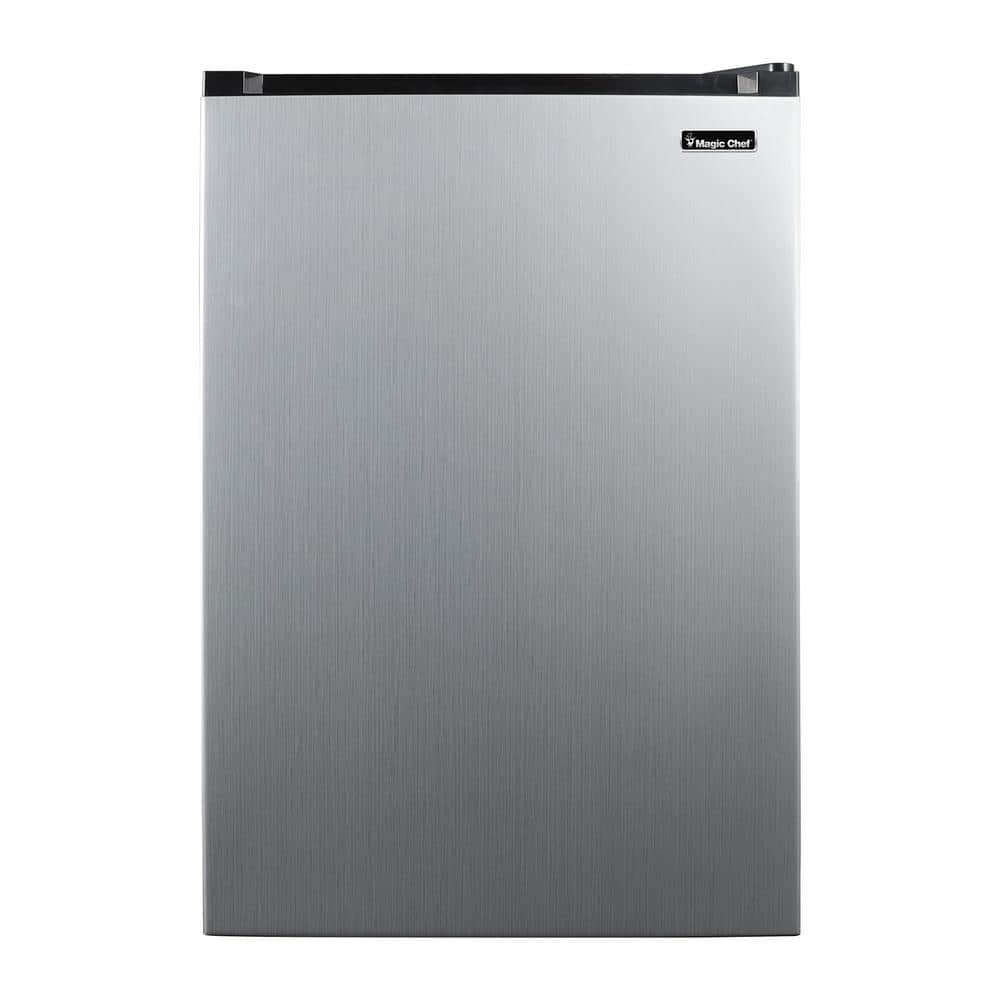 2.6 cu. ft. Mini Fridge in Stainless Steel Look without Freezer