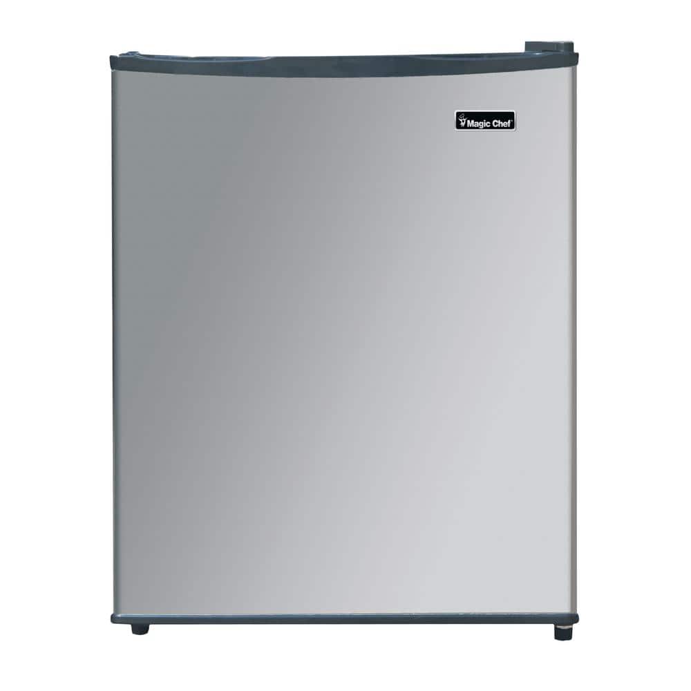 2.4 cu. ft. Mini Fridge in Stainless Steel Freezerless