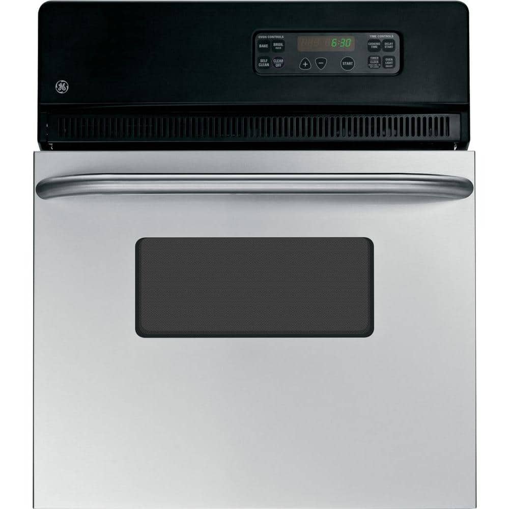 24 in. Single Electric Wall Oven Self-Cleaning in White