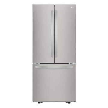 30 in. W 22 cu. ft. 3-Door French Door Refrigerator with Ice Maker in Stainless Steel