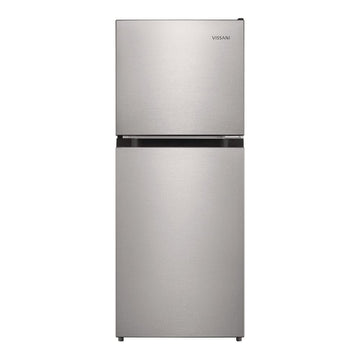 4.5 cu. ft. Mini Refrigerator in Stainless Look with Glass Shelves, Top Freezer, and Energy Efficiency