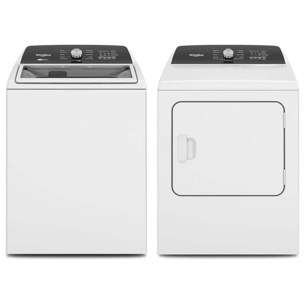 4.7 cu. ft. Top Load Washer and 7.0 cu. ft. Electric Dryer Set with Moisture Sensing