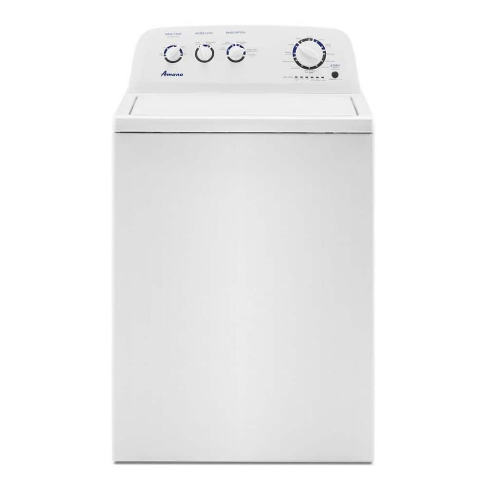 3.8 cu. ft. Large Capacity Top Load Washer in White with High-Efficiency Agitator