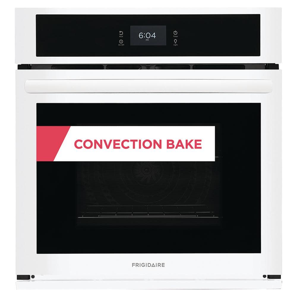 27 in. Single Electric Built-In Wall Oven with Convection in Black