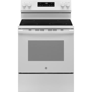 30 in. 4 Burner Element Free-Standing Electric Range in White