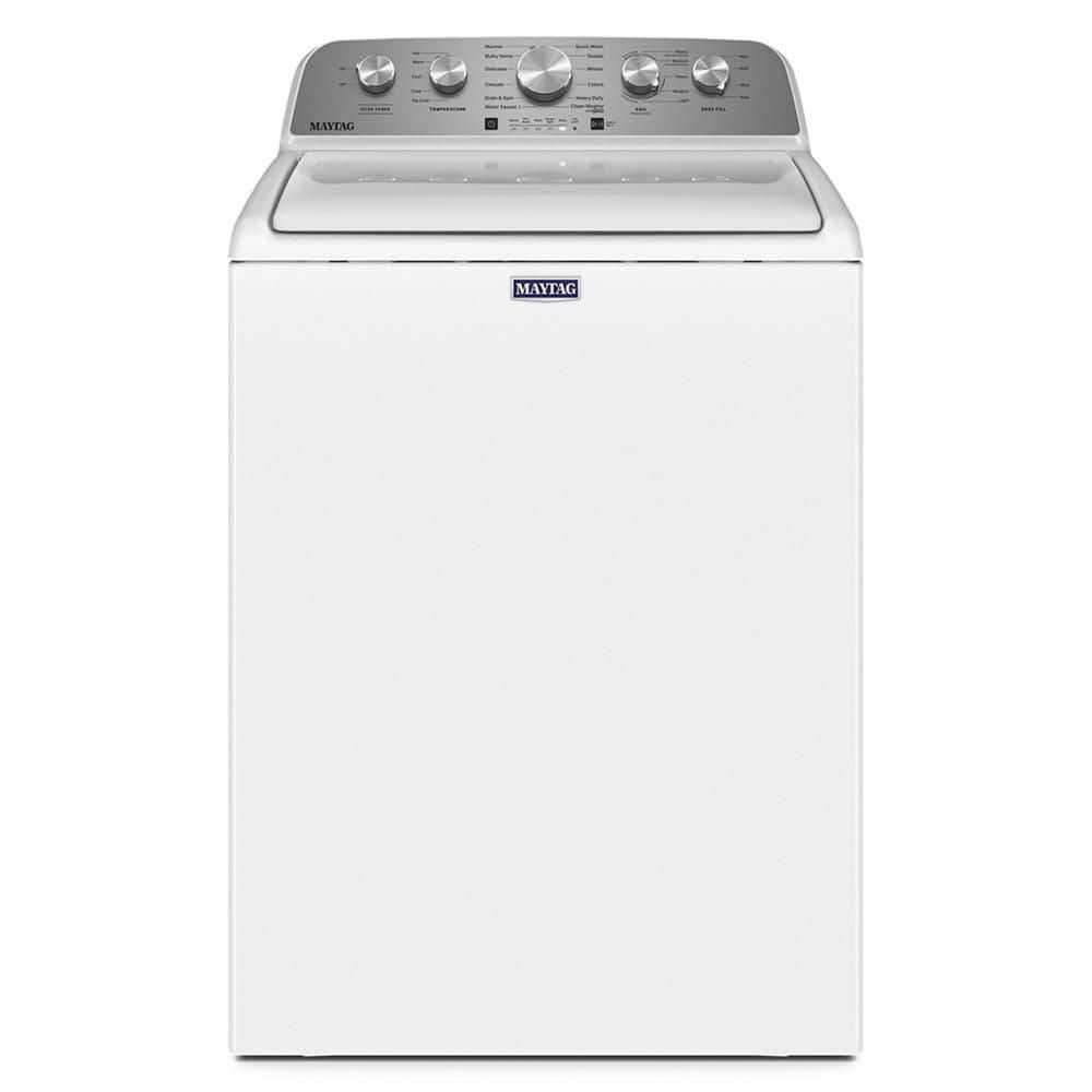 4.5 cu. ft. High-Efficiency White Top Load Washer Machine with Deep Water Wash and PowerWash Cycle
