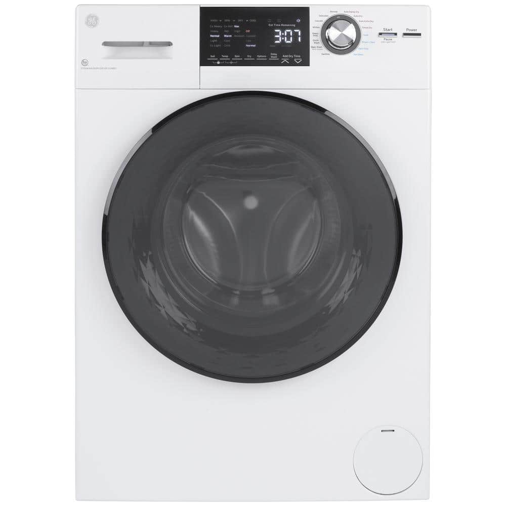 2.4 cu. ft. Compact White 120-Volt Ventless Electric All-in-One Washer Dryer Combo
