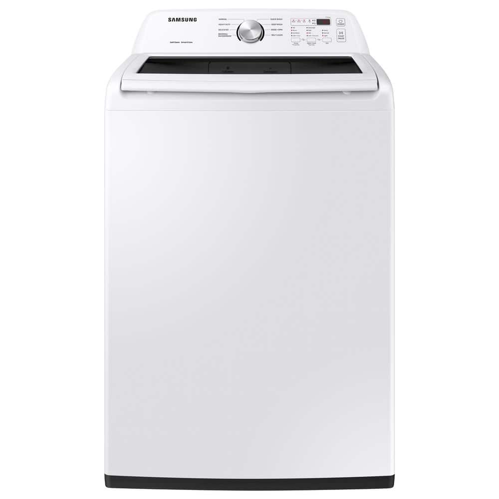 Samsung 4.5 cu. ft. High-Efficiency Top Load Washer in White with Impeller and Vibration Reduction WA45T3200AW