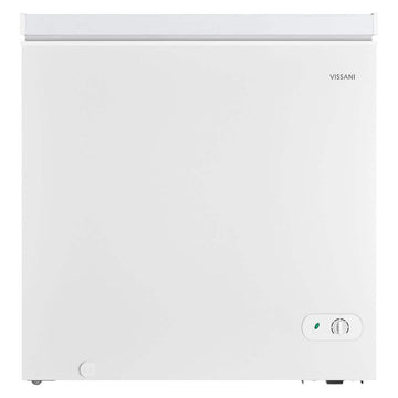 7.0 cu. ft. Manual Defrost Chest Freezer with LED Light in White, Garage Ready